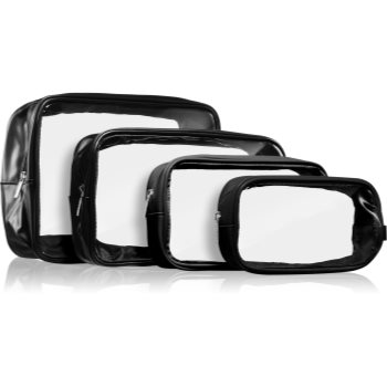 Notino Travel Collection Clear Organizer Set Set de călătorii Black - imagine 2